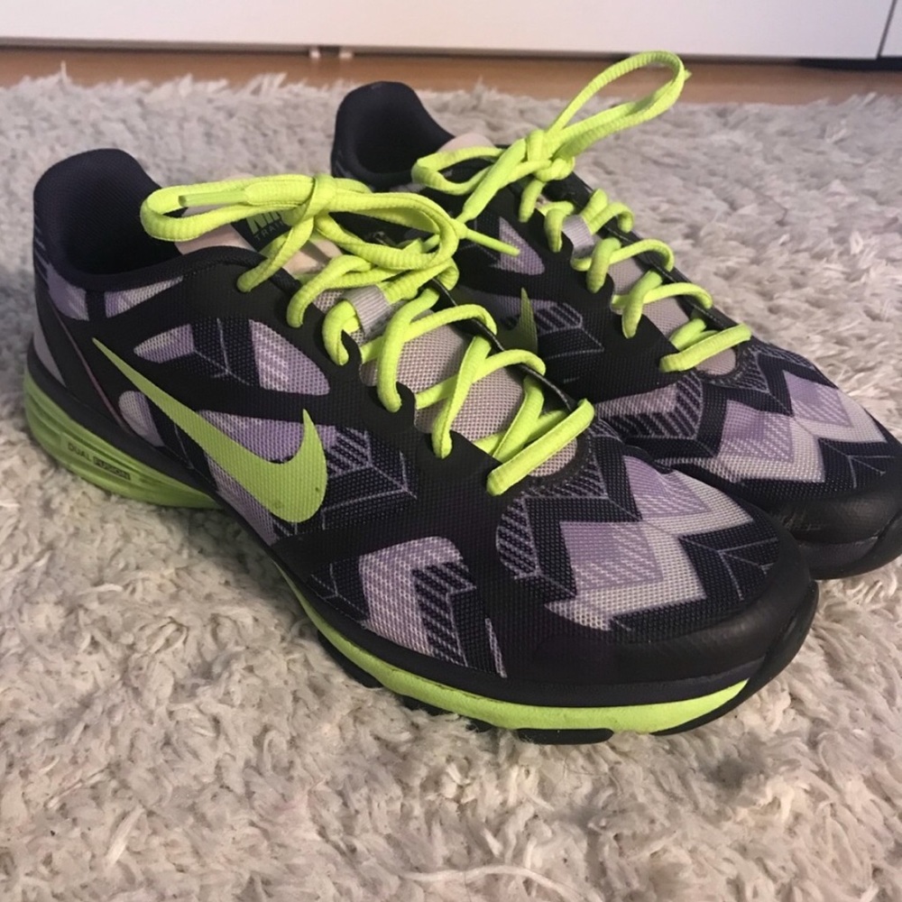 Nike Size 8 Purple And Green Fusion - image 1